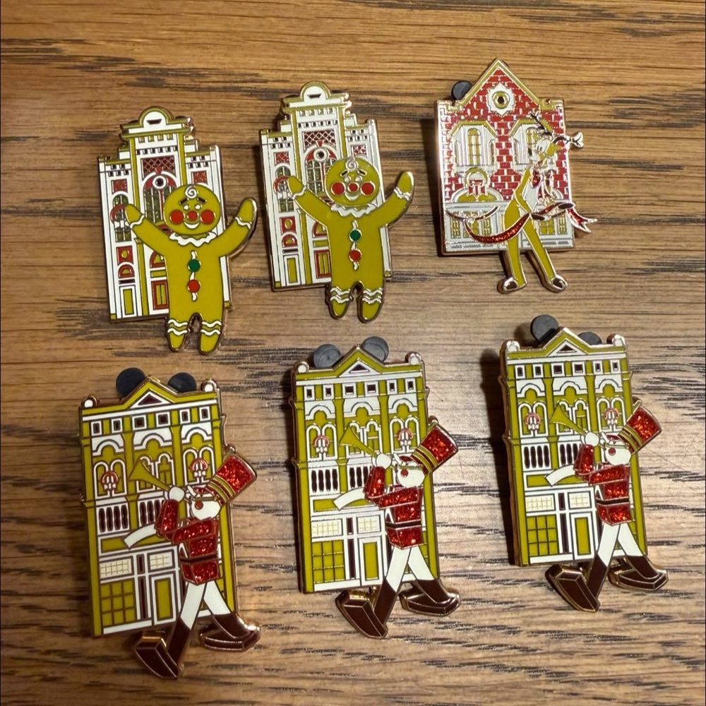 Disney MVMCP 2026 Gingerbread Enamel Pins